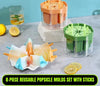8 Pcs Ice Pops, Ice Cream Maker