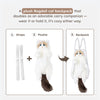 Super Realistic Plush Cat Backpack – Lifelike Stuffed Animal Travel Bag & Shoulder Caddy