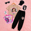 Kids Summer Collection | Pack of 6 Deal – T-Shirt, Trouser, Cap, Glasses, Watch & Kids Makeup Kit | Ages 1–10 Years