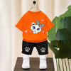 Cute Kitty Kids Summer Tracksuit | Premium Cotton Jersey | 1–10 Years