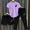 Men's Summer 3-Piece Combo Set | Cotton Jersey T-Shirt with French Terry Trouser & Shorts