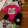 Kids Cricket Champion Pack | 6-Piece Cotton Jersey T-Shirt & Shorts Set with Cap, Glasses, Watch & FREE Bat & Ball | Ages 1–10 Years