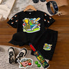 Kids Cricket Champion Pack | 6-Piece Cotton Jersey T-Shirt & Shorts Set with Cap, Glasses, Watch & FREE Bat & Ball | Ages 1–10 Years