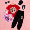 Kids Summer Collection | Pack of 6 Deal – T-Shirt, Trouser, Cap, Glasses, Watch & Kids Makeup Kit | Ages 1–10 Years