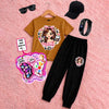 Kids Summer Collection | Pack of 6 Deal – T-Shirt, Trouser, Cap, Glasses, Watch & Kids Makeup Kit | Ages 1–10 Years