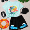 Kids Summer Adventure Pack | 6-Piece Dolphin T-Shirt & Shorts Set with Cap, Watch, Sunglasses & FREE Swimming Tube | Ages 1–10 Years