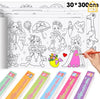 Children's Drawing Roll, Coloring Paper Roll for Kids, Sticky DIY Painting Drawing Paper Rolls for Toddler, For Wall Coloring Paper Stickers