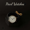 Elegant Double Layer Pearl Bracelet Watch for Women | Rose Gold Dial