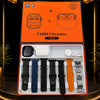 T1000 Ultra Max 7-in-1 Smart Watch with Wireless Earbuds & 7 Premium Straps