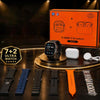 T1000 Ultra Max 7-in-1 Smart Watch with Wireless Earbuds & 7 Premium Straps