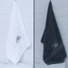 Limited Edition 100% Cotton Mr. & Mrs. Embroidered Towel Gift Set